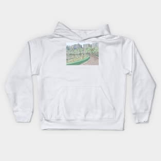 Ilsan Lake Park, Korea Kids Hoodie